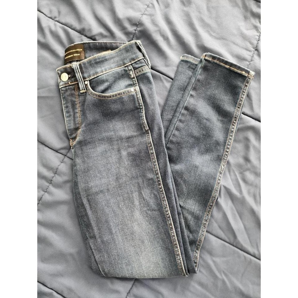 White House Black Market Cashmere Denim Jeans High Rise Skinny Sz 2